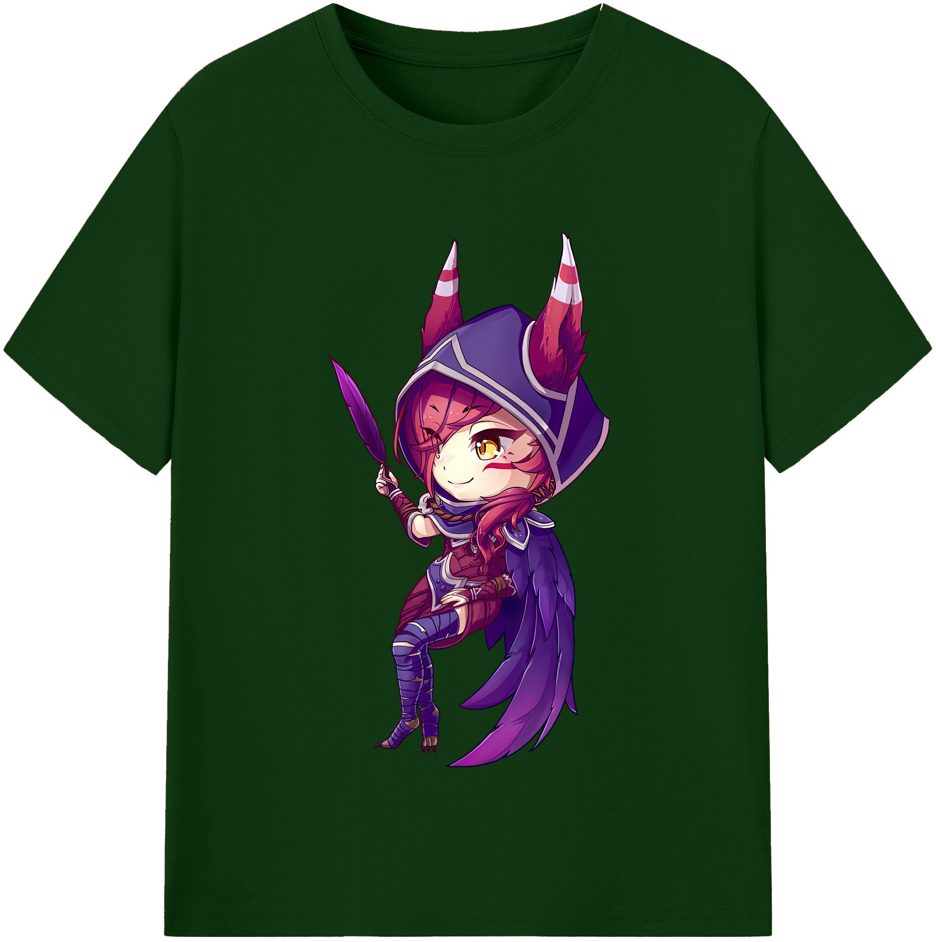 リーグ・オブ・レジェンド League of Legends LOL 綿100％半袖Tシャツ（フロントプリント）